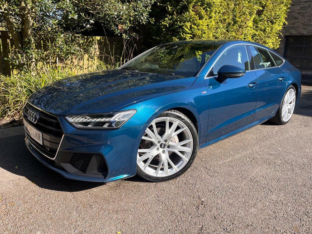 Audi A7 2.0 Tdi 40 S Line Exclusive Sportback Blue #2