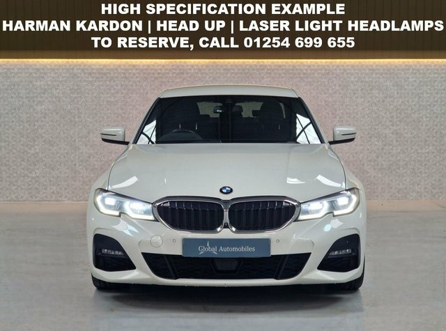 BMW 3 Series 2.0 320D M Sport YC19BLF White #3