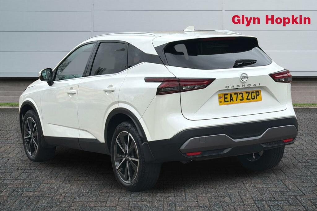 Nissan Qashqai 1.3 Dig-t Mh Tekna EA73ZGP White #5