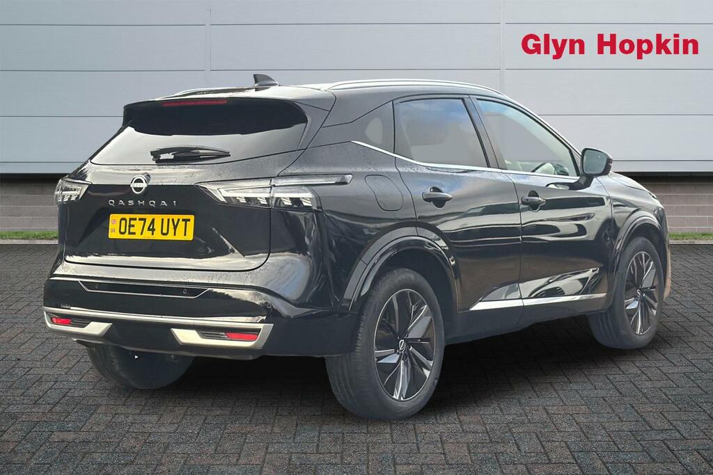 Nissan Qashqai 1.3 Dig-t Mh 158 Tekna OE74UYT Black #3