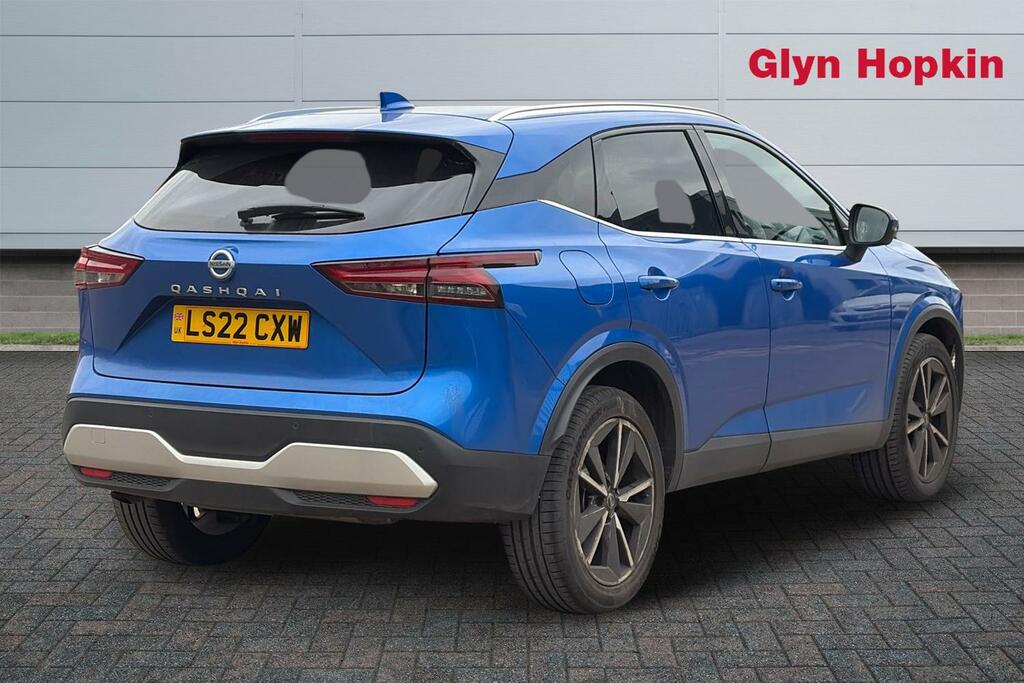 Nissan Qashqai 1.3 Dig-t Mh Tekna LS22CXW Blue #3