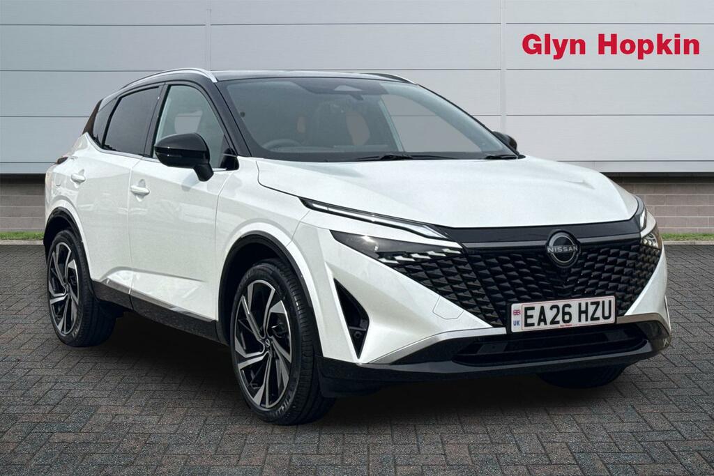 Nissan Qashqai 1.3 Dig-t Mh 158 Tekna White
