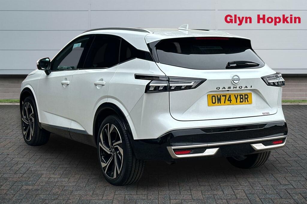 Nissan Qashqai 1.3 Dig-t Mh 158 Tekna Xtronic OW74YBR White #5