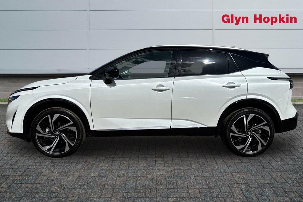 Nissan Qashqai 1.3 Dig-t Mh 158 Tekna White #6