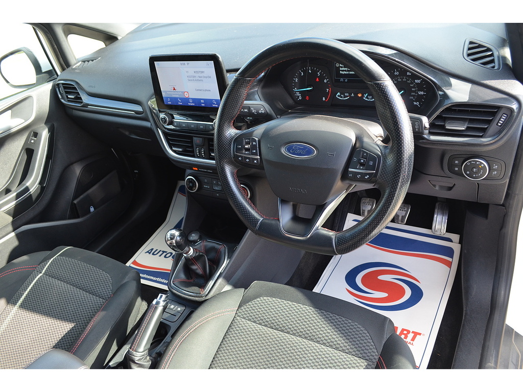 Ford Fiesta T Ecoboost St-line Edition PK70HWA White #2