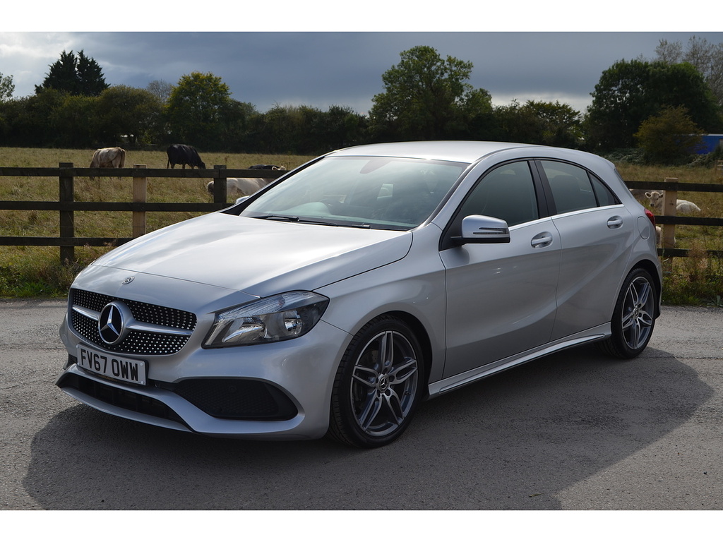 Mercedes-Benz A Class A180d Amg Line FV67OWW Silver #4
