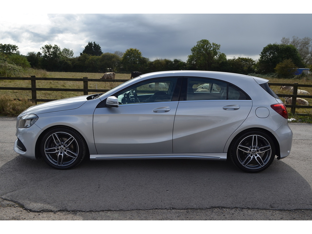 Mercedes-Benz A Class A180d Amg Line FV67OWW Silver #5