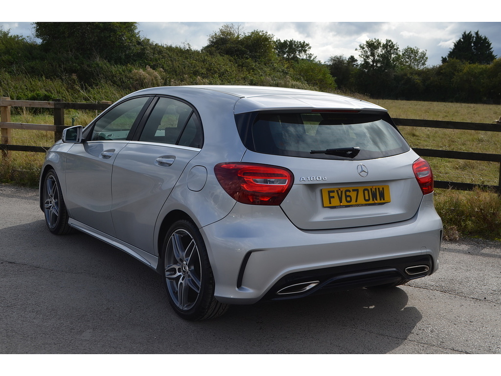 Mercedes-Benz A Class A180d Amg Line FV67OWW Silver #6