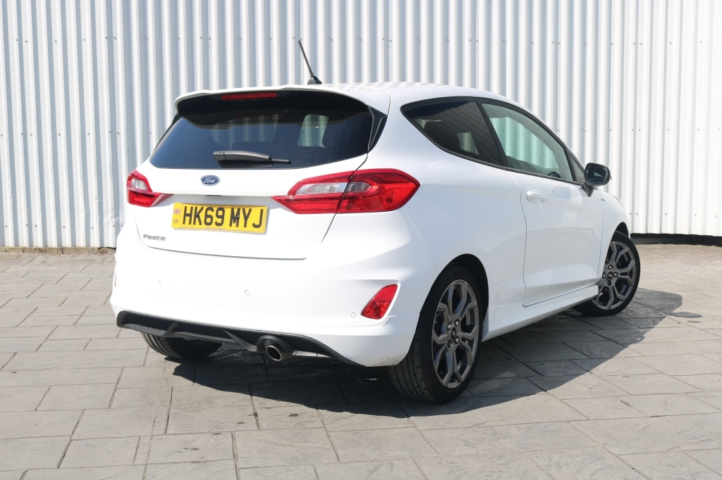 Ford Fiesta Hatchback 1.0 St-line HK69MYJ White #4