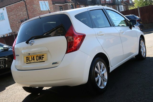 Nissan Note 2014 1.2 Dig-s Acenta Hatchback Cvt Eur BL14OMF White #4