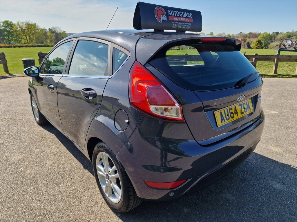 Ford Fiesta 1.6 Zetec Hatchback Powershift Euro 5 AU64ZGM Grey #3