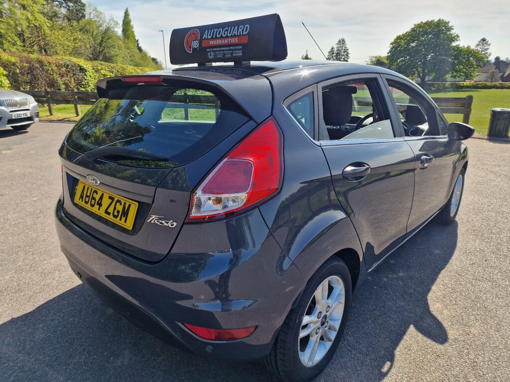 Ford Fiesta 1.6 Zetec Hatchback Powershift Euro 5 AU64ZGM Grey #5