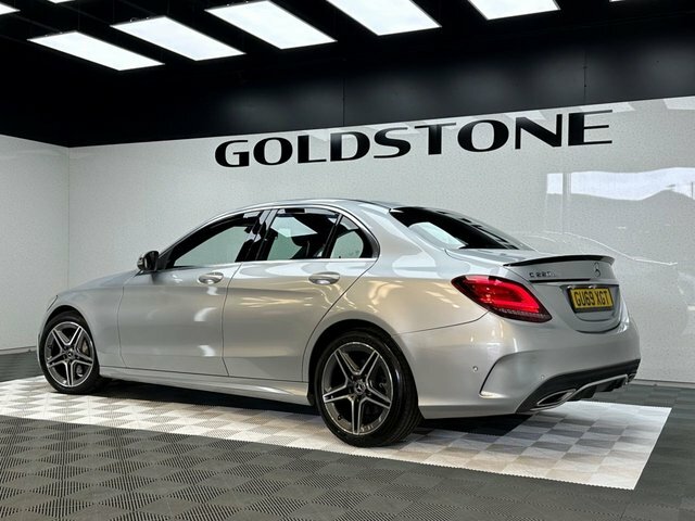 Mercedes-Benz C Class 2.0 C220d Amg Line Premium Saloon G-t GU69XGT Silver #2