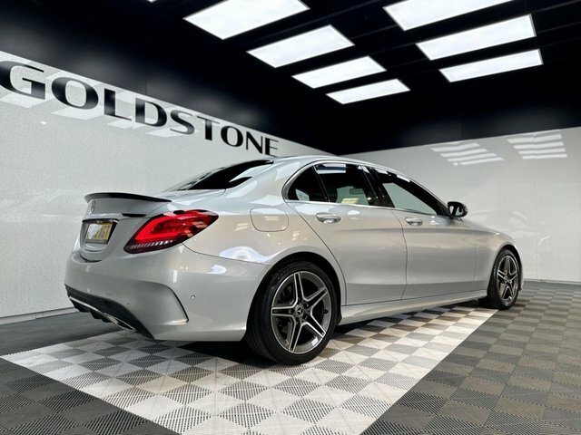 Mercedes-Benz C Class 2.0 C220d Amg Line Premium Saloon G-t GU69XGT Silver #5