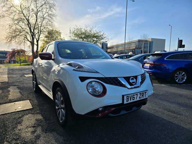 Nissan Juke 1.5 Dci Tekna Euro 6 Ss - 2017 67 BV67ZRT White #3