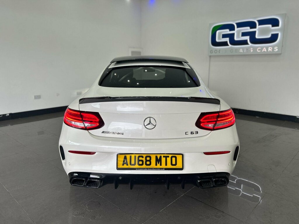 Mercedes-Benz C Class 4.0 C63 V8 Biturbo Amg Premium Plus Coupe Pe AU68MTO White #4