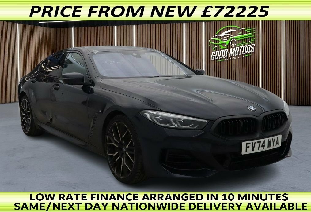 BMW 8 Series Gran Coupe 3L M Sport Black