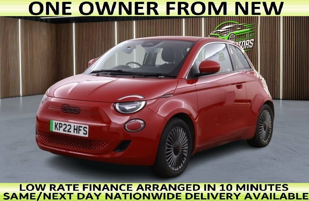Fiat 500E Hatchback Red
