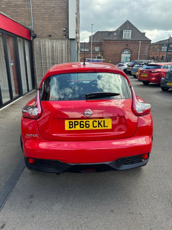 Nissan Juke 1.6 Visia Euro 6 BP66CKL Red #3