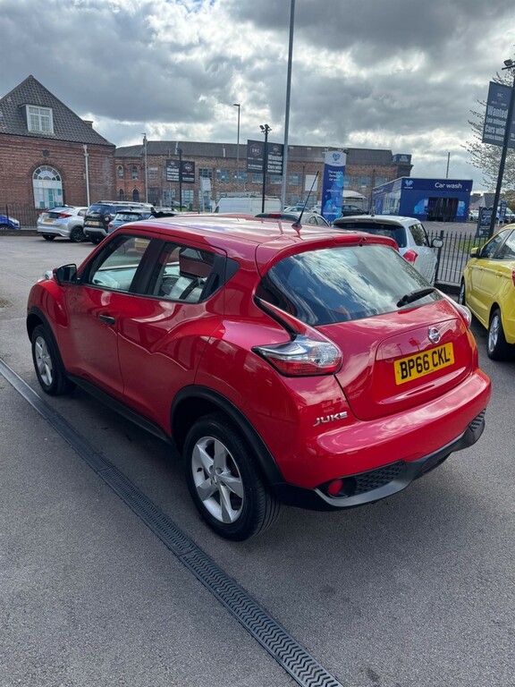Nissan Juke 1.6 Visia Euro 6 BP66CKL Red #4