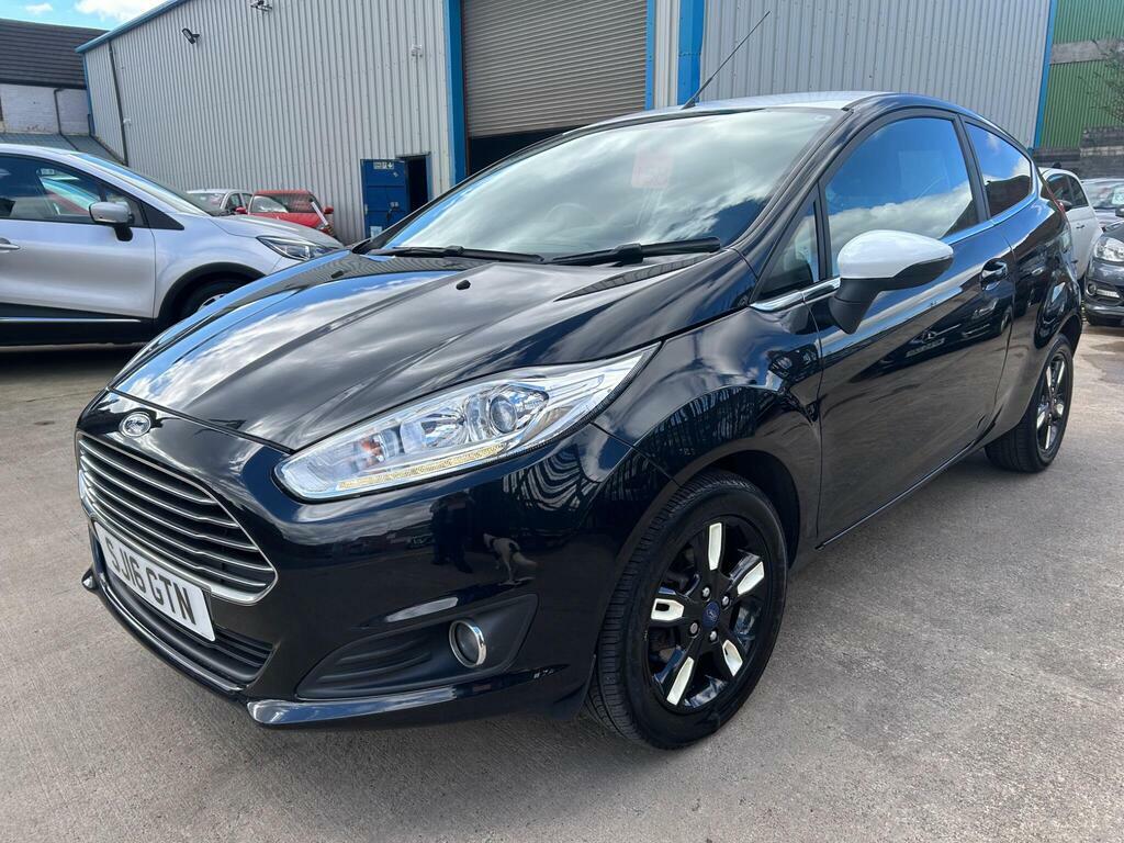 Ford Fiesta 1.25 Zetec Black Edition Euro 6 SJ16GTN Black #3