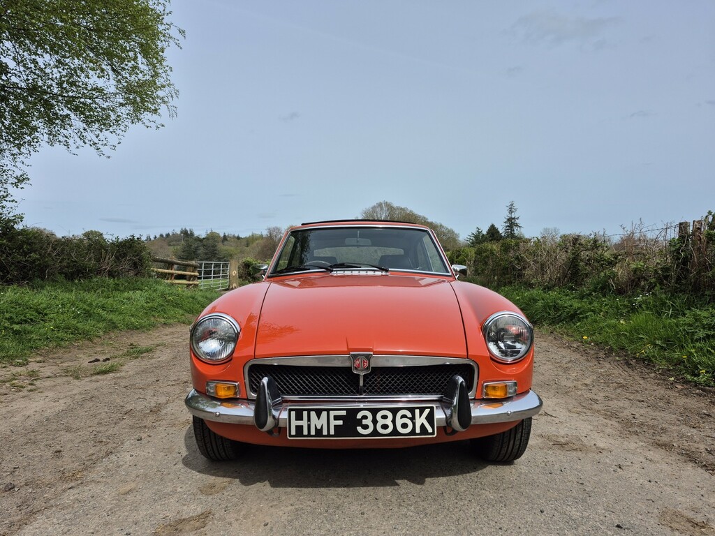MG MGB GT Coupe 1971 Orange #6