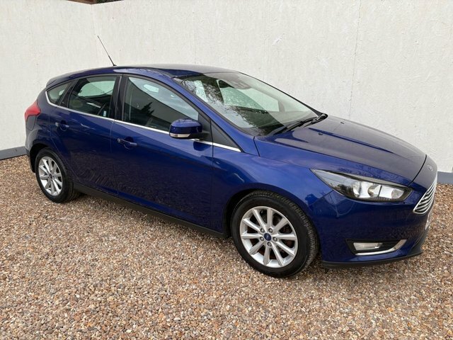 Ford Focus 1.6 Tdci Titanium Hatchback Euro Blue