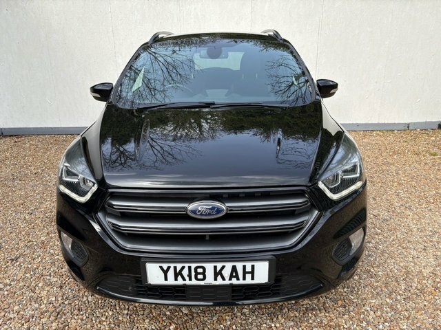 Ford Kuga 2.0 Tdci Ecoblue St-line Suv Eur YK18KAH Black #4
