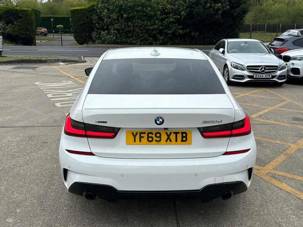 BMW 3 Series Saloon 2.0 320D M Sport Xdrive Euro 6 Ss 4 YF69XTB White #4