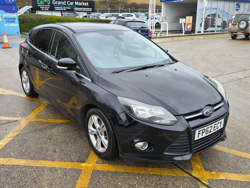 Ford Focus Hatchback 1.6 Tdci Zetec Euro 5 Ss 201262 FP62ECY Black #3