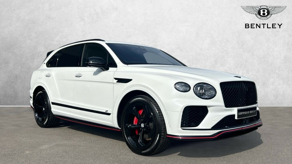 Bentley Bentayga S Black Edition Touring Vat Q White #2