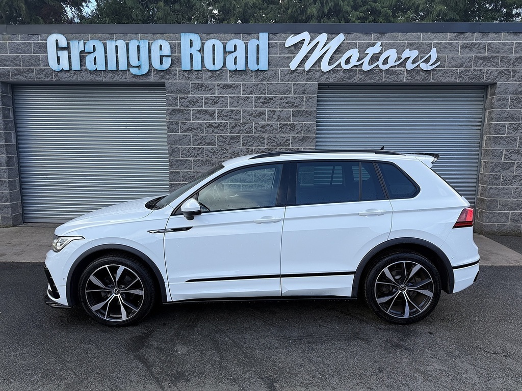 Volkswagen Tiguan Tdi R-line U1805 Ulez GL72VGK White #4