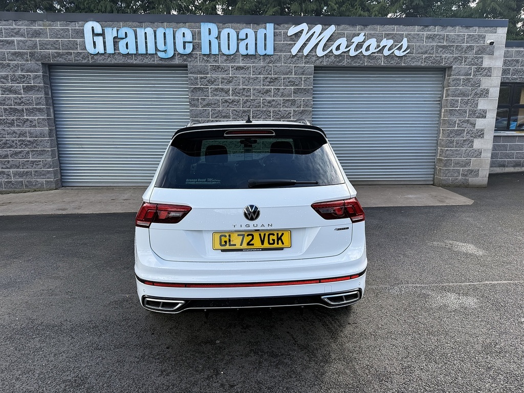 Volkswagen Tiguan Tdi R-line U1805 Ulez GL72VGK White #5