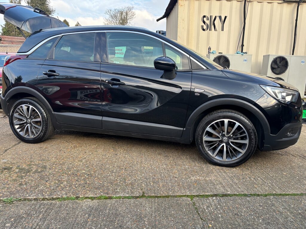 Vauxhall Crossland X 1.2 Turbo Elite Nav Suv Euro 6 WM67RXT Black #3