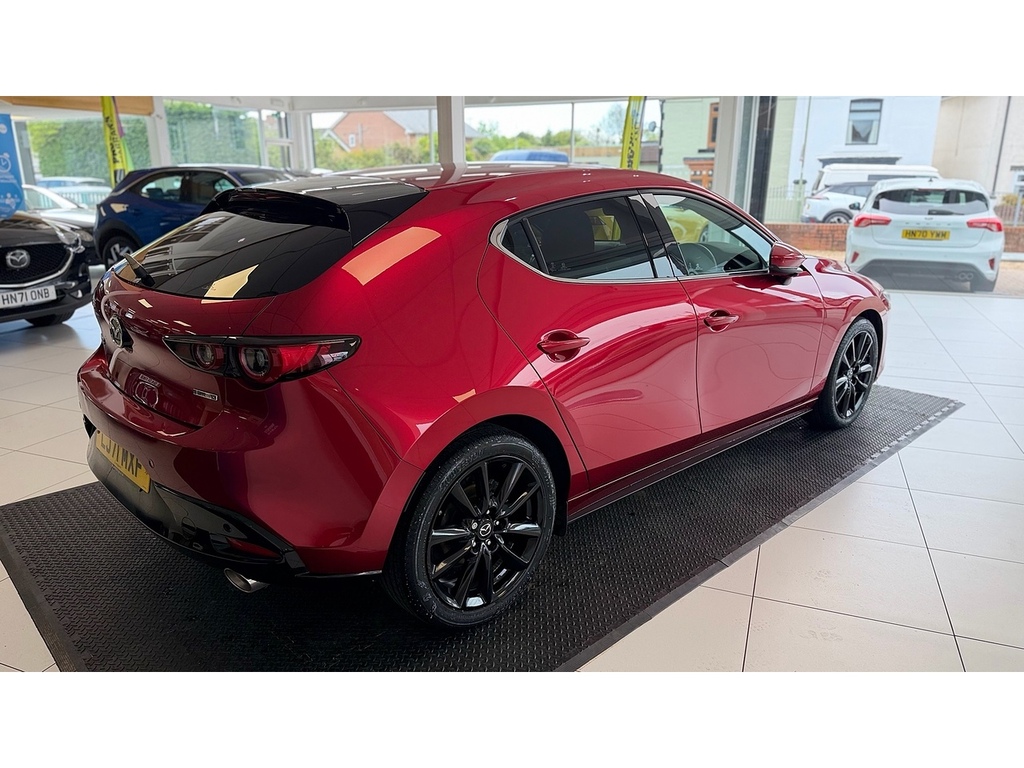 Mazda 3 2.0 E-skyactiv-x Mhev Sport Lux Hatchback Petr Red #5