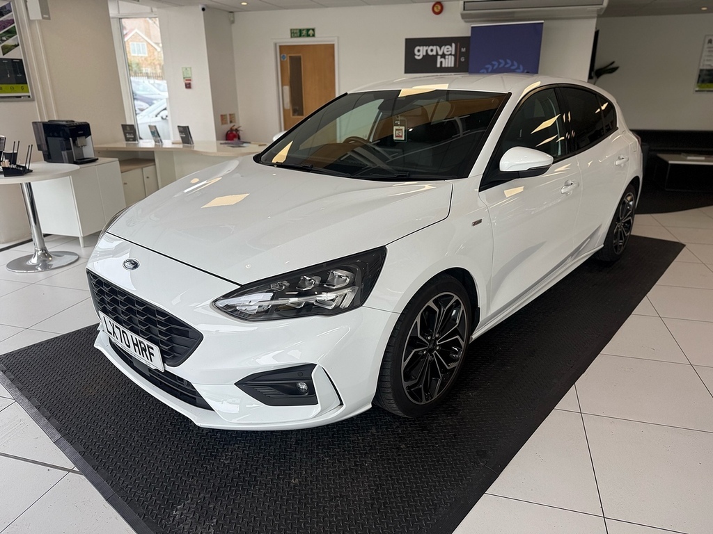 Ford Focus 1.5 Ecoblue St-line X Hatchback Eu LX70HRF White #2
