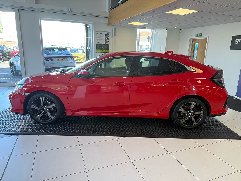 Honda Civic 1.0 Vtec Turbo Sr Hatchback Euro OE69VWG Red #4