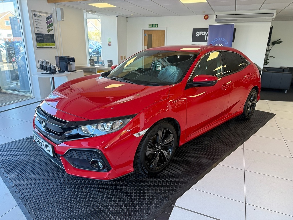 Honda Civic 1.0 Vtec Turbo Sr Hatchback Euro OE69VWG Red #3