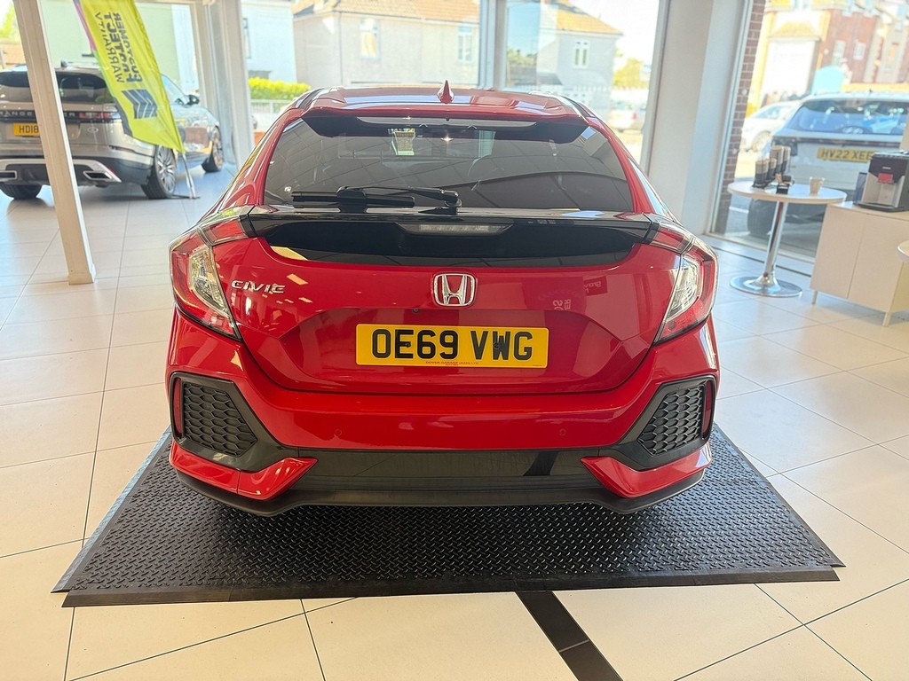 Honda Civic 1.0 Vtec Turbo Sr Hatchback Euro OE69VWG Red #6