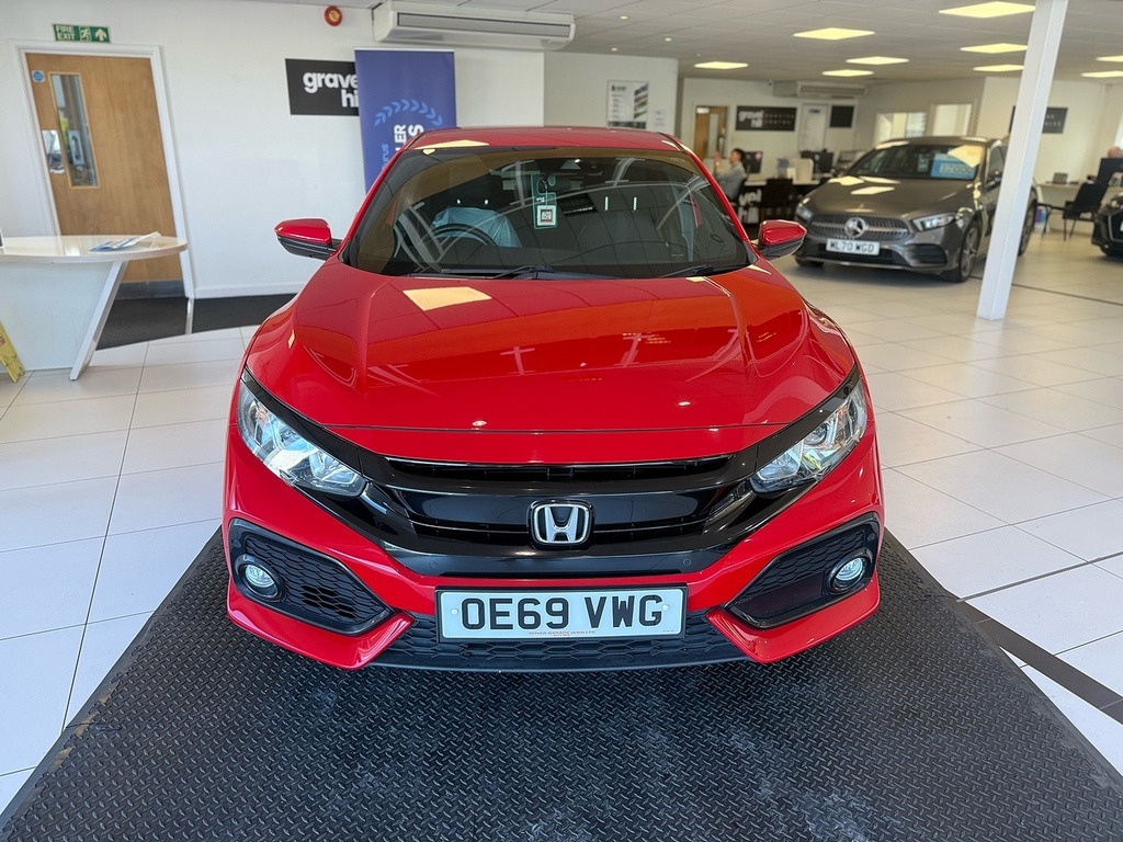 Honda Civic 1.0 Vtec Turbo Sr Hatchback Euro OE69VWG Red #2