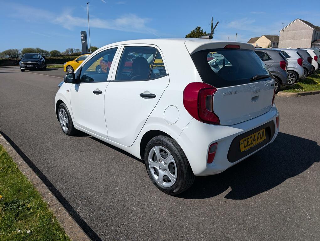 Kia Picanto 1.0 Dpi 1 Hatchback Euro 6 Ss CE24KXM White #5