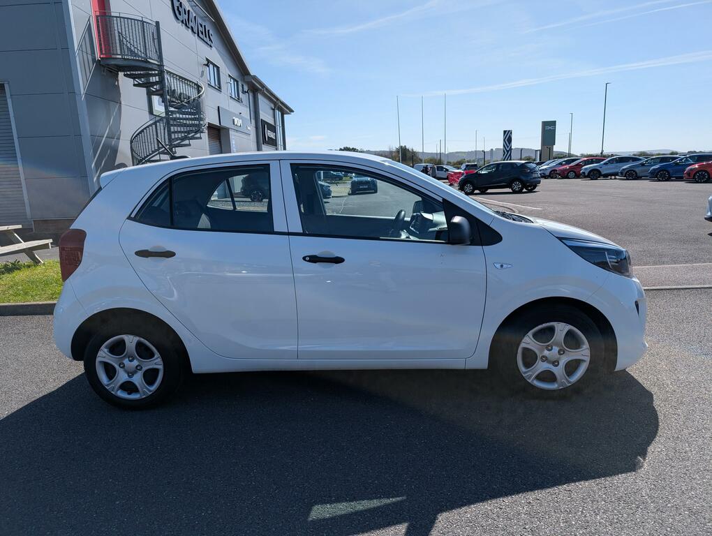 Kia Picanto 1.0 Dpi 1 Hatchback Euro 6 Ss CE24KXM White #2