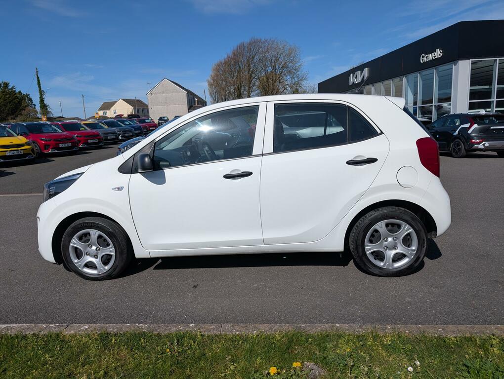Kia Picanto 1.0 Dpi 1 Hatchback Euro 6 Ss CE24KXM White #6