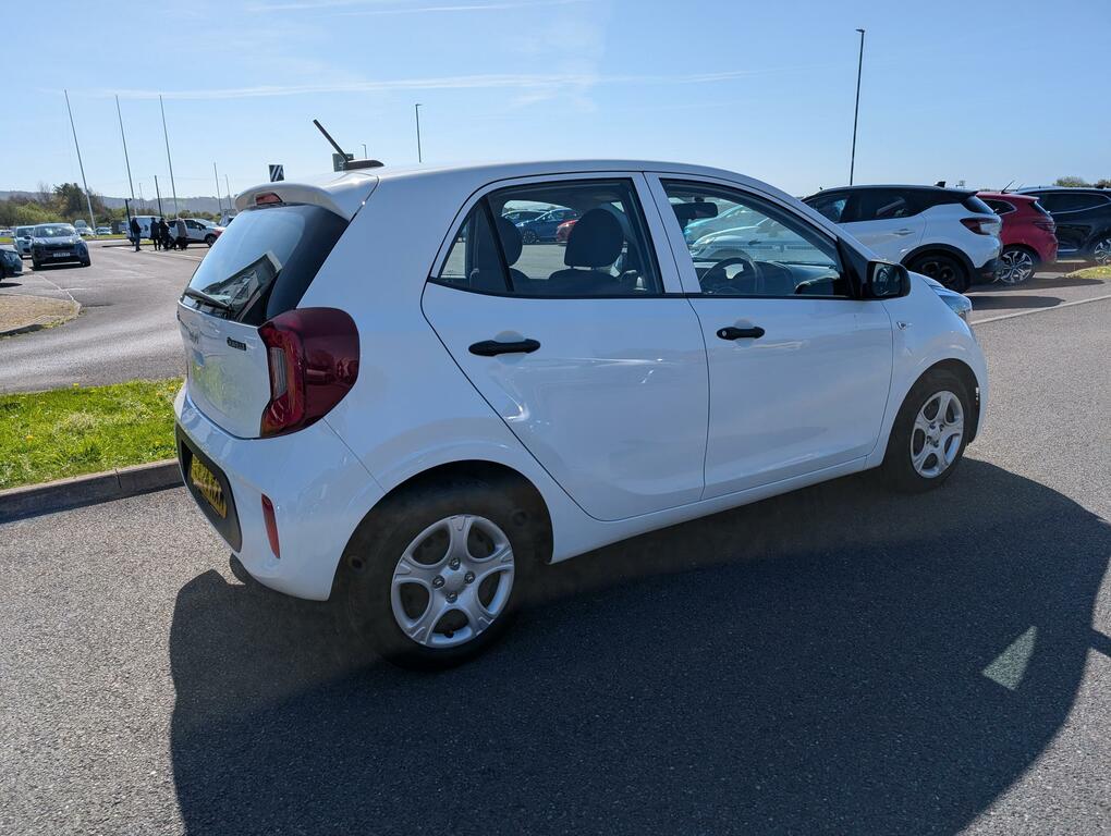 Kia Picanto 1.0 Dpi 1 Hatchback Euro 6 Ss CE24KXM White #3