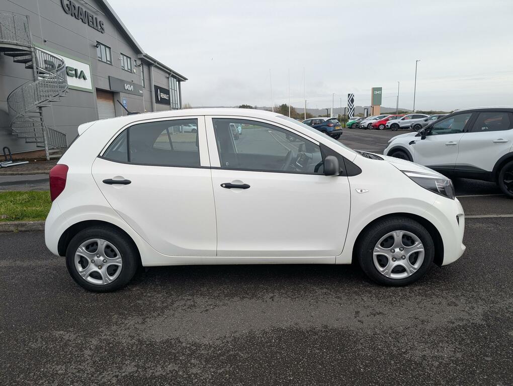 Kia Picanto 1.0 Dpi 1 Hatchback Euro 6 Ss CE24KXC White #2