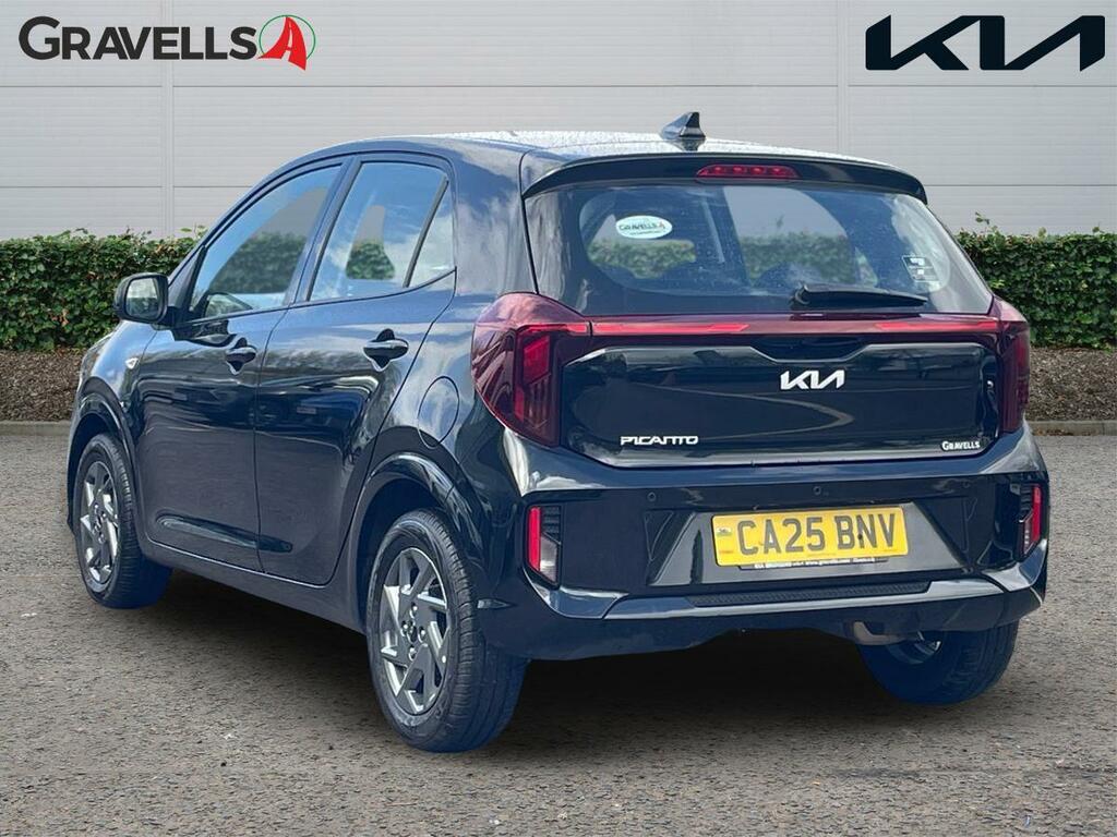 Kia Picanto 1.0 2 Hatchback Amt Euro 6 Ss 62 Bh CA25BNV Black #5