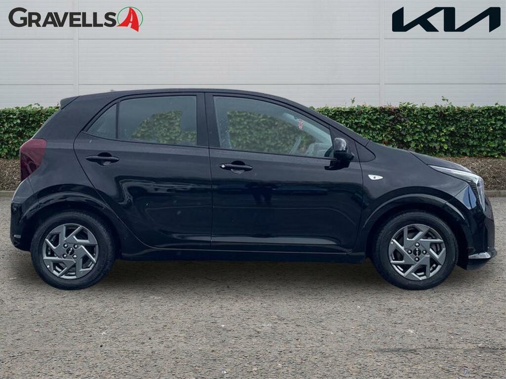 Kia Picanto 1.0 2 Hatchback Amt Euro 6 Ss 62 Bh CA25BNV Black #2
