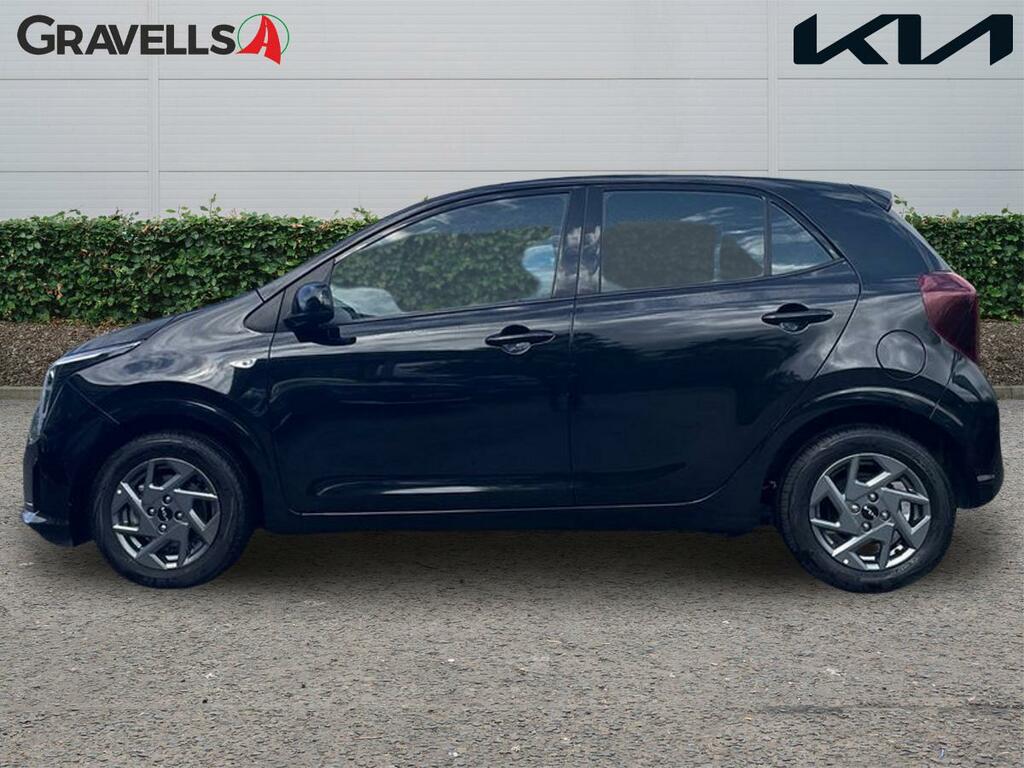 Kia Picanto 1.0 2 Hatchback Amt Euro 6 Ss 62 Bh CA25BNV Black #6