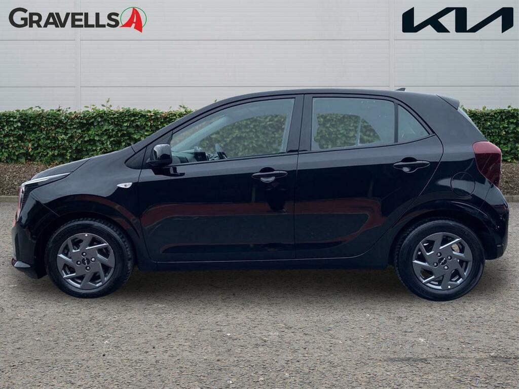 Kia Picanto 1.0 2 Hatchback Amt Euro 6 Ss 62 Bh CU25ZDF Black #6