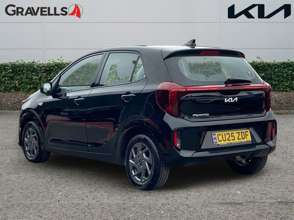 Kia Picanto 1.0 2 Hatchback Amt Euro 6 Ss 62 Bh CU25ZDF Black #5